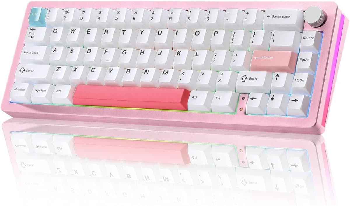 DailySupplies® Mechanical Keyboard - Mechanisch Toetsenbord Gaming - Roze