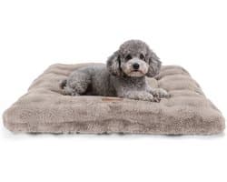 Nobleza Hondenkussen - Benchkussen - Dierenkussen - Kattenkussen - Kattenmat - Kattenbed - Maat M: 70 x 50 x 8 cm - Bruin