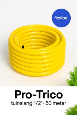 Productfoto van Pro-Trico Tuinslang 1/2 Inch - 50 Meter Waterslang 13 mm met Trico-inlage 10 Bar - Tricoflex Beschikbaar in 25 / 50 / 100 meter - Tuinpomp Hydrofoorpomp Besproeiing