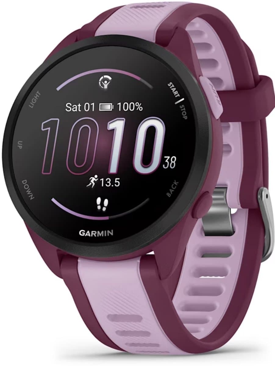 Garmin Forerunner 165 Music - Hardloophorloge - 43 mm - Berry-Lilac - afbeelding 1