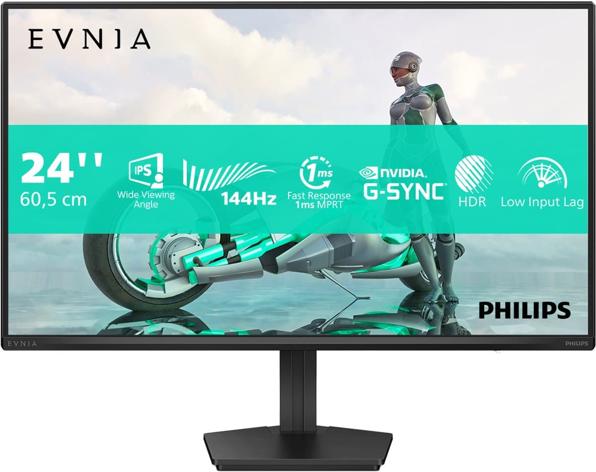 Philips Evnia 24M2N3200NF - Full HD IPS Gaming Monitor - 144hz - 24 inch