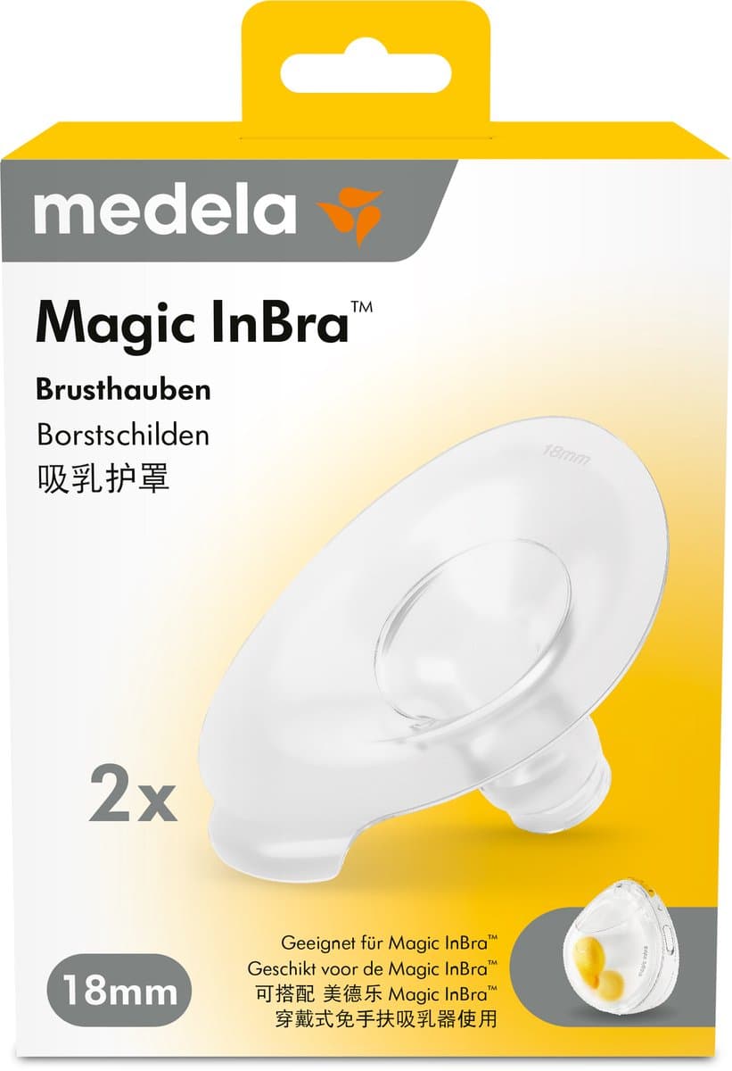 Medela Magic InBra™ – Borstschilden 18 mm (S) - Voor Draadloze Borstkolf – 2 stuks