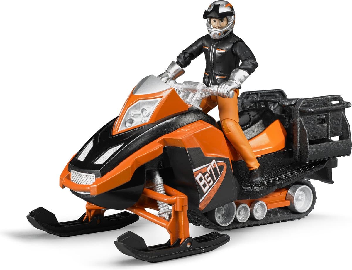 Bruder bworld Sneeuwscooter met bestuurder en accessoires - afbeelding 1