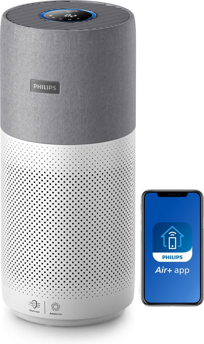 Philips 3000i Series AC3033/10 - Luchtreiniger met HEPA Filter voor XL-ruimten - 520 m³/u - Wit / Grijs - App Connected - afbeelding 1
