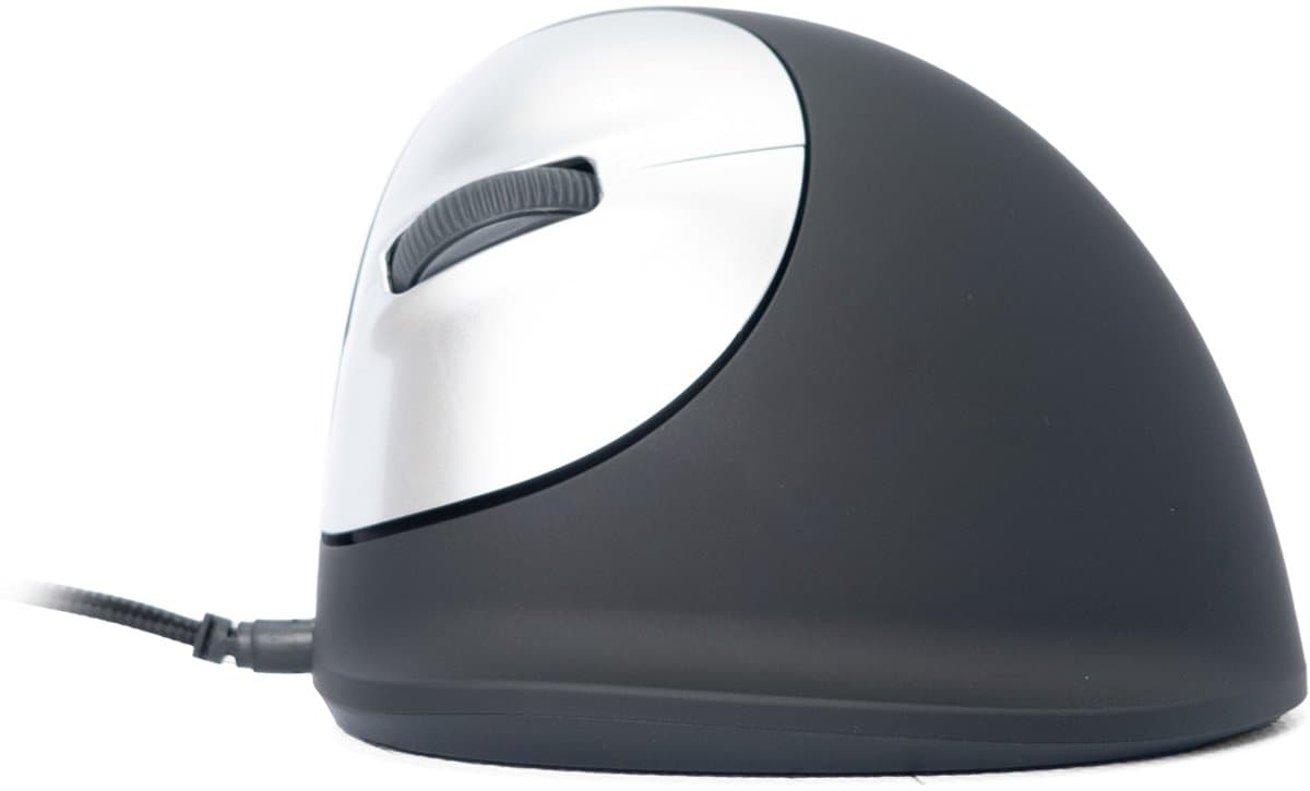 R-Go HE - Ergonomische Muis voor Linkshandig - Break software - USB - Verticaal - Zwart - afbeelding 1