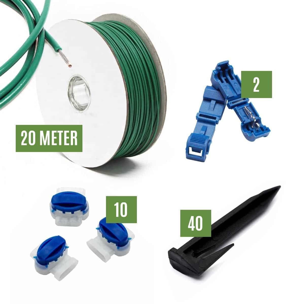 Reparatieset Husqvarna Robotmaaier - 20m draad + verbinders