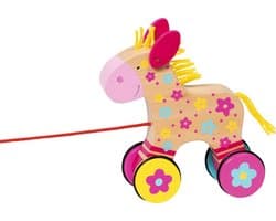 Houten Trekpaard Loopwagen