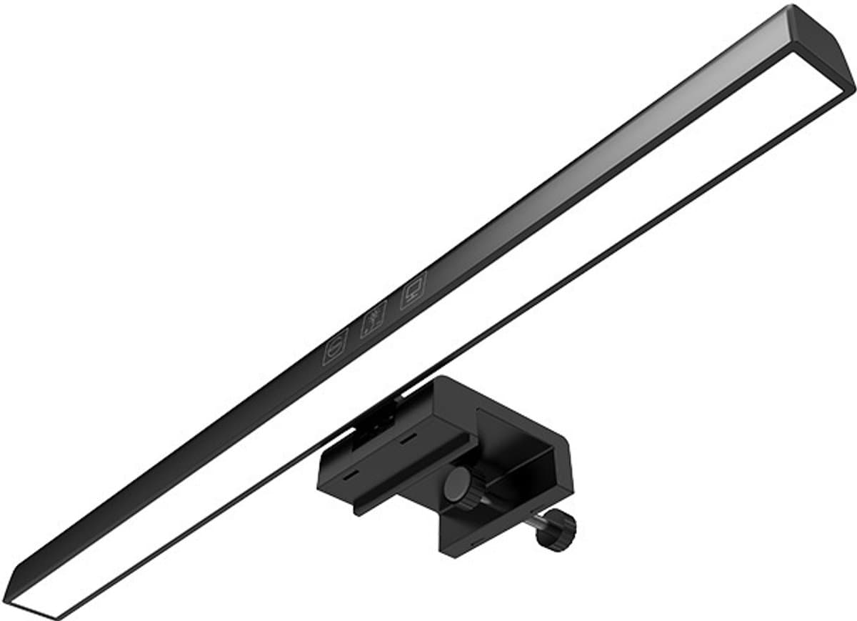 Computerlamp - Monitorlamp - LED Bureaulamp - Lichtbalk - Dimbaar - Zwart