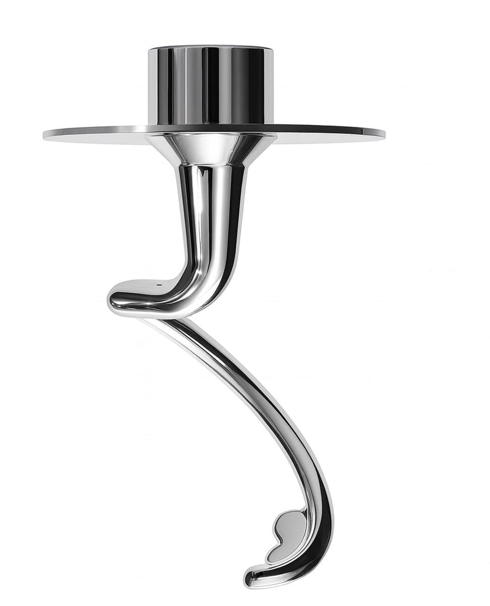 MMOBIEL Roestvrijstalen Spiraal Deeghaak K45DH voor KitchenAid 4,5-5 Quart Tilt-Head Stand Mixers Artisan & Classic Series - Vervangende Broodhaak – Vaatwasmachinebestendig