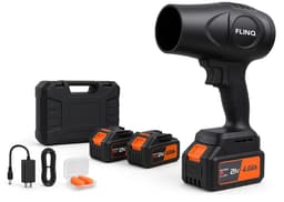 Productfoto van FlinQ Handblazer Draadloos - Brushless Motor + 2 Accu's