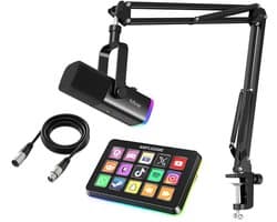 FIFINE Streaming Pack XLR Mixer & Microfoon - afbeelding 1