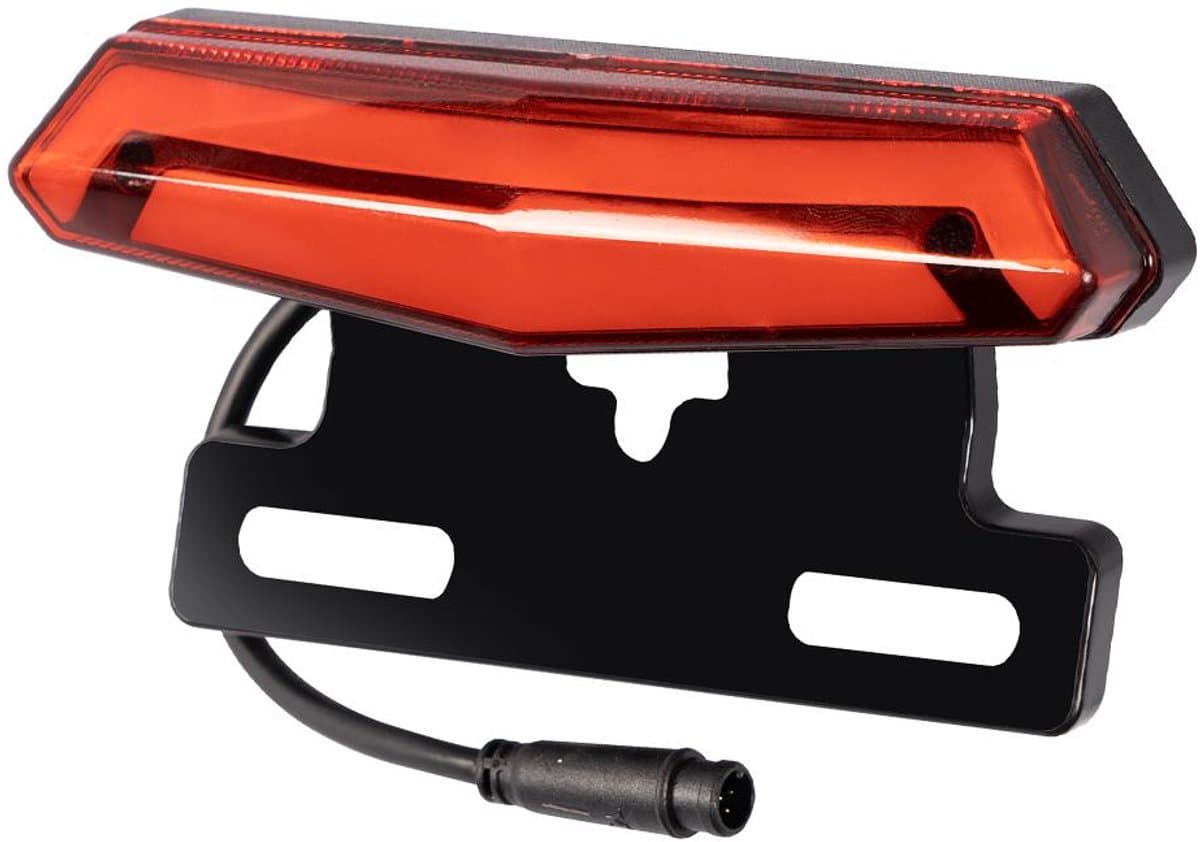LED Achterlicht voor Fatbike V20 – Remlichtfunctie – Heldere Achterlamp met Montagebeugel - afbeelding 1