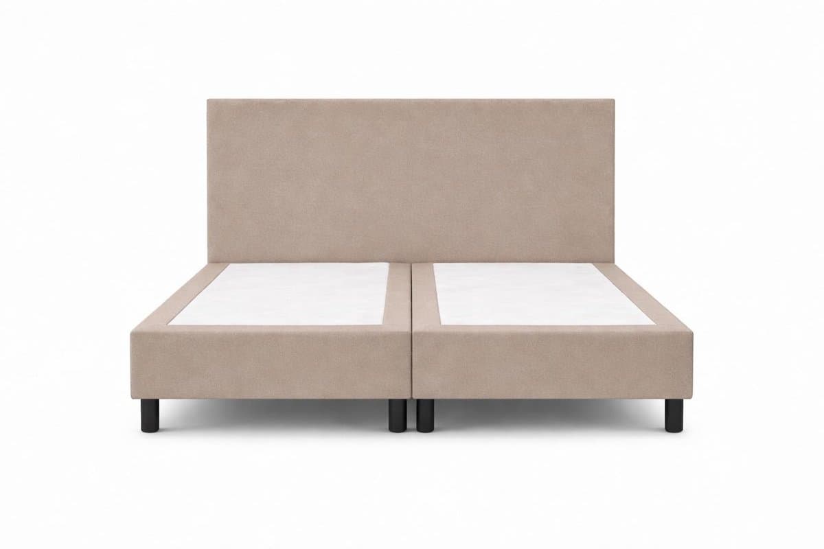 SleepEase Boxspring 160x200 - Beige, Stevige Ondersteuning
