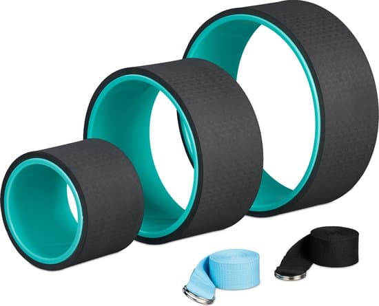 Yoga Wiel Set - 3 Stuks + Riemen