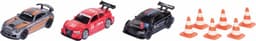 Productfoto van SIKU Super Cadeauset Race: 3 raceauto's met kegels
