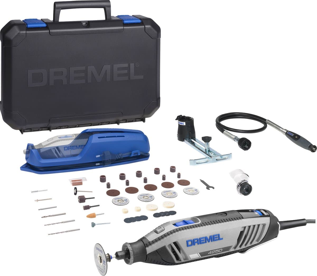 Dremel 4250 multitool: 175W, 45 accessoires, snoer