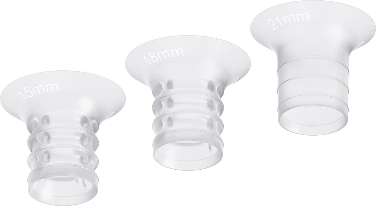 Medela Inserts voor Borstkolf – 6 stuks in 3 maten (15, 18 & 21 mm)