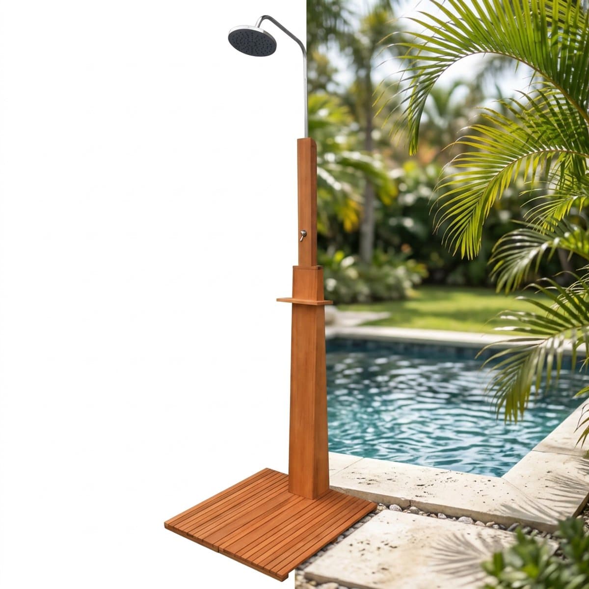 Buitendouche - Tuindouche - Voor Tuin - Camping - Zwembad - Bruin en zilverachtig