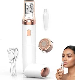 Productfoto van 2 in 1 Epilator - Epileerapparaat Dames - Epilator - Gezichtsepilator Vrouw - Gezichtsontharing Dames - Epilator Gezicht - Epilator Dames - Gezichtsepilator dames