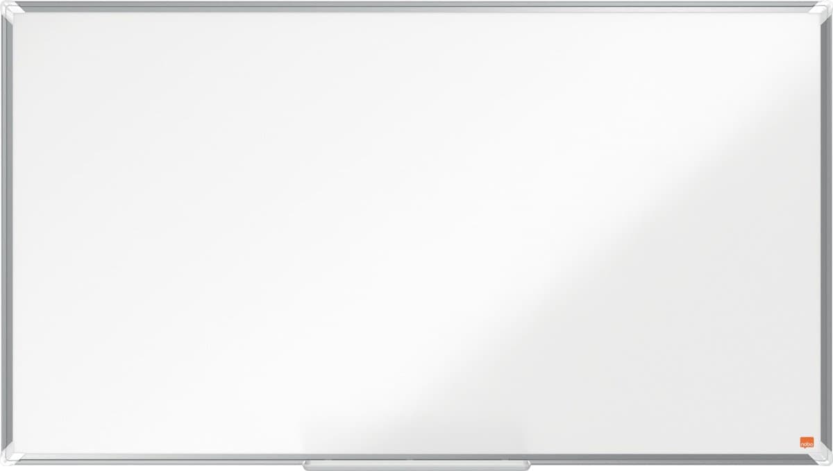 Nobo Premium Plus Widescreen Magnetisch Whiteboard Staal - Met Pennengoot - Inclusief Whiteboard Marker - 1220x690mm