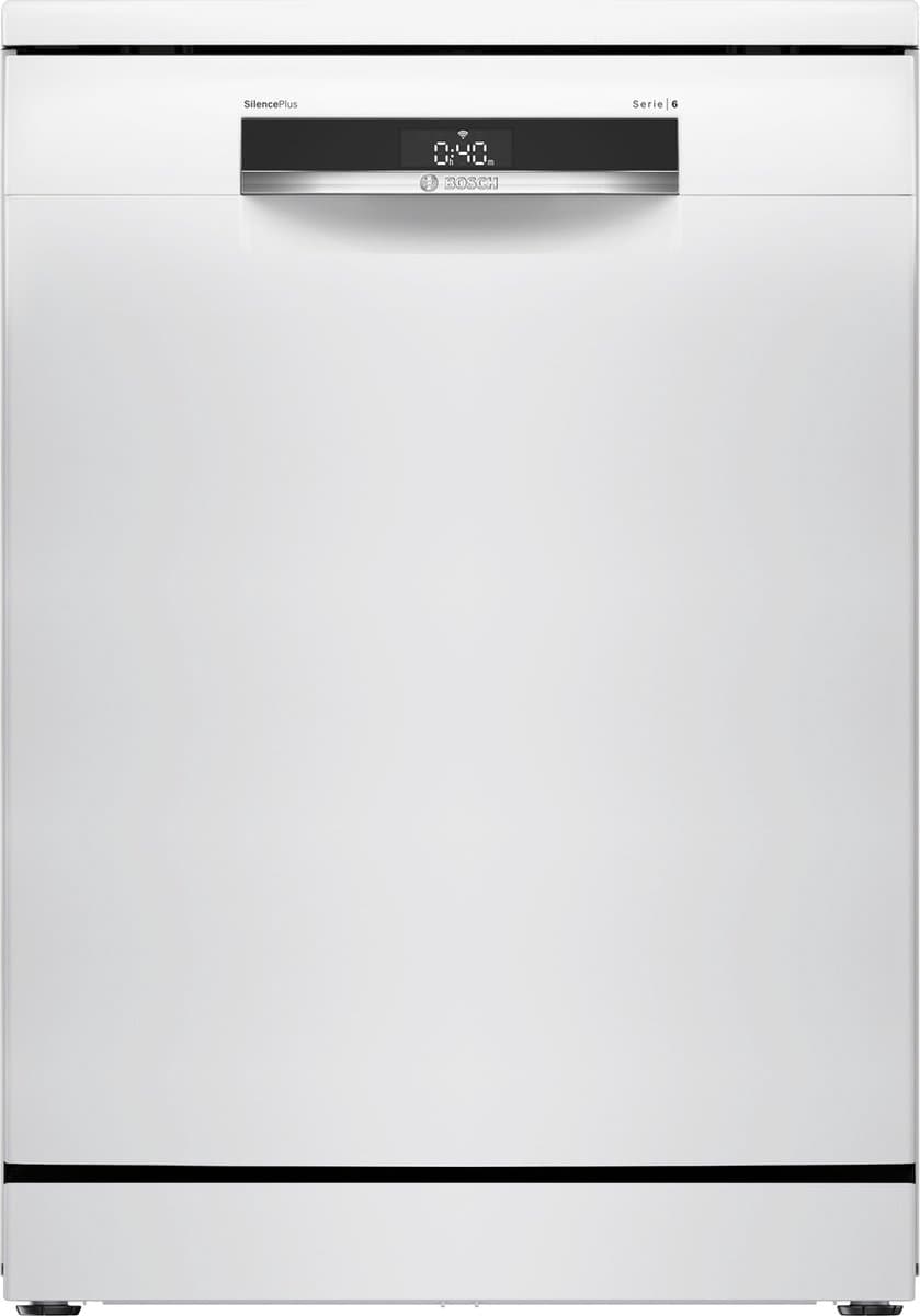 Bosch SMS6ECW15E - Serie 6 - Vrijstaande vaatwasser - 60 cm - Wit - Energielabel A - Home Connect