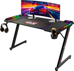 Productfoto van For The Win Gaming Bureau - LED, 140x60cm, Incl. Muismat