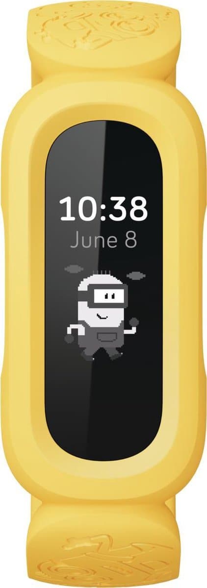 Fitbit Ace 3 Kids Minions - Activity tracker kinderen - Zwart/Geel