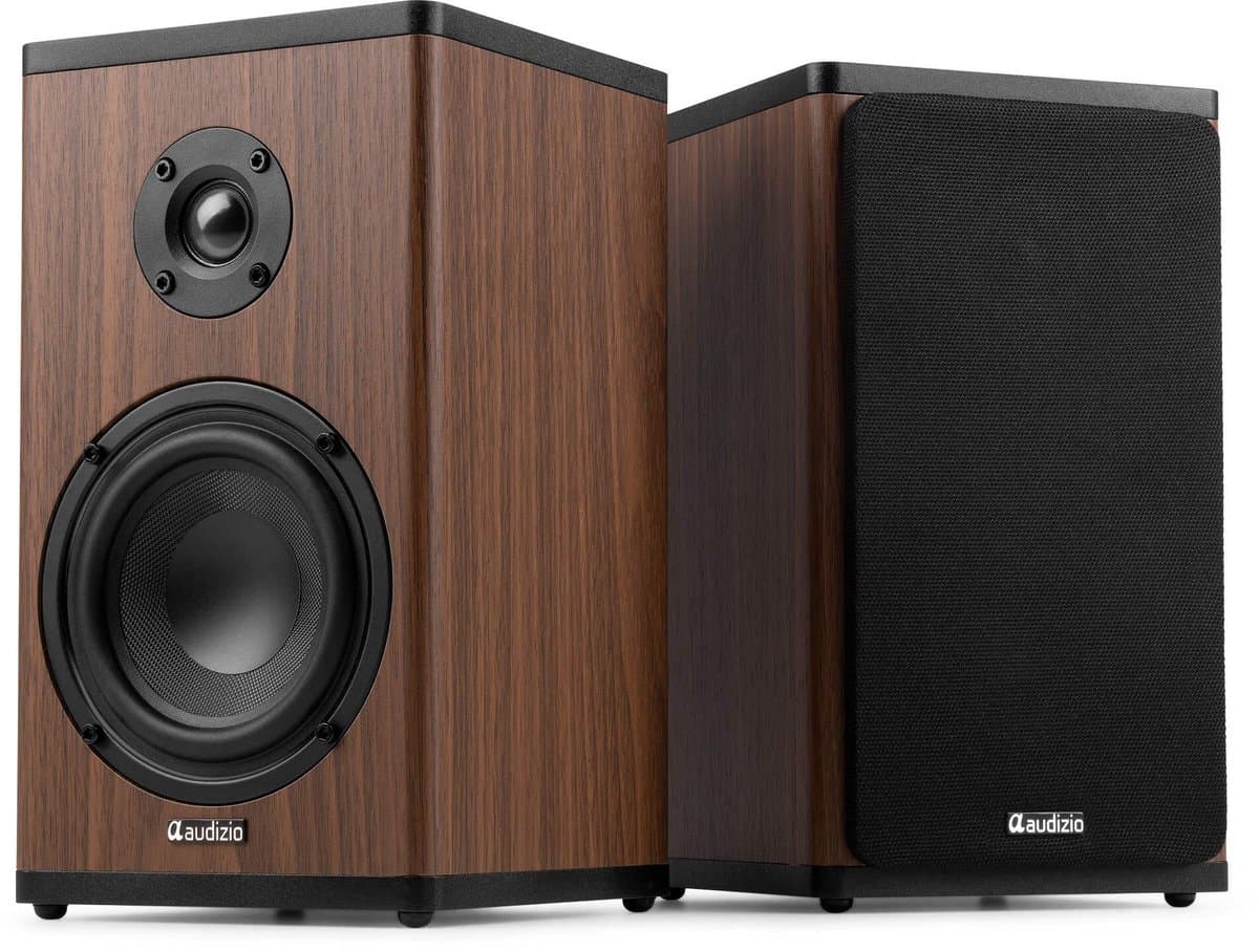 Audizio BS20: draadloze boekenplank speakers met 60 uur accu