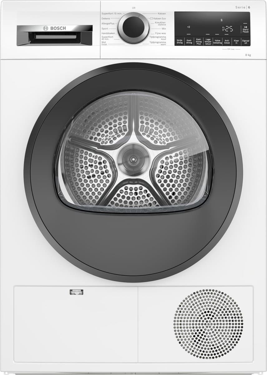 Bosch - WPG23172NL - Condensdroger - 8 kg Capaciteit - Zwart/Grijs