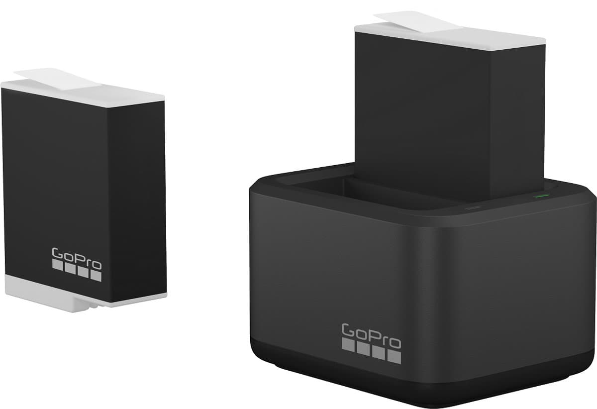 GoPro Enduro - Dual Battery Charger + Accu 2-Pack - 1720 mAh - Voor HERO9/10/11/12 Black - Zwart - afbeelding 1