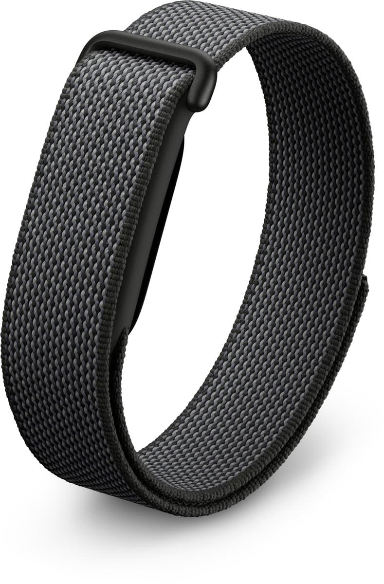 Google Fitbit Air Obsidian - Activitracker - Met zwart Actiesportbandje met klittenband