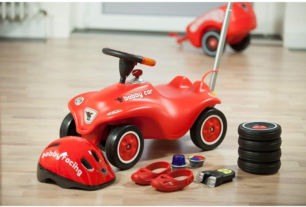 BIG BIG Bobby Car Fluisterwielen – rubberen banden voor minder geluid - afbeelding 1