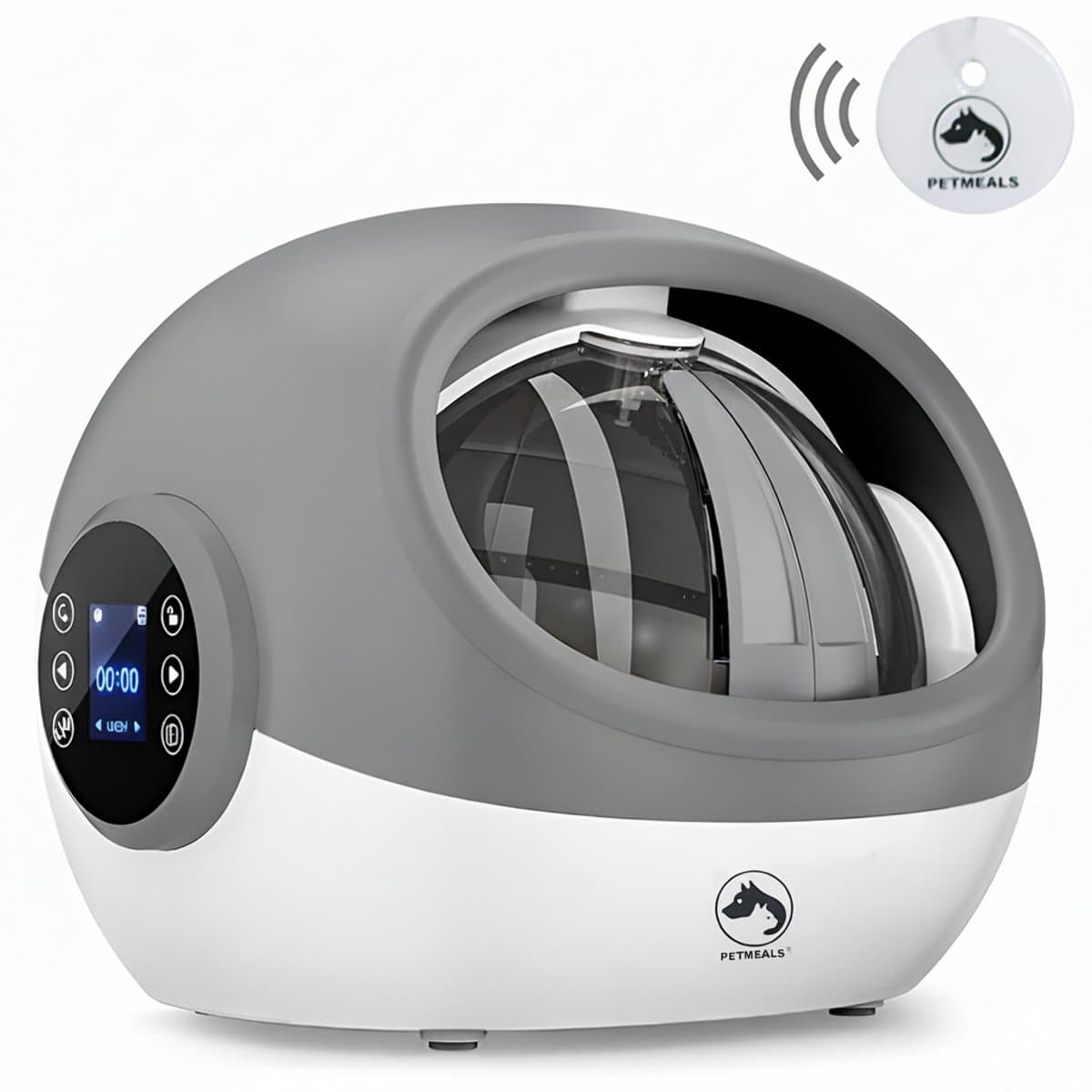 PetMeals® - Halsband Chip Voerdispenser - RFID - Automatische Voerbak Kat - Voerautomaat met Chip voor Halsband - Voerbak - afbeelding 1