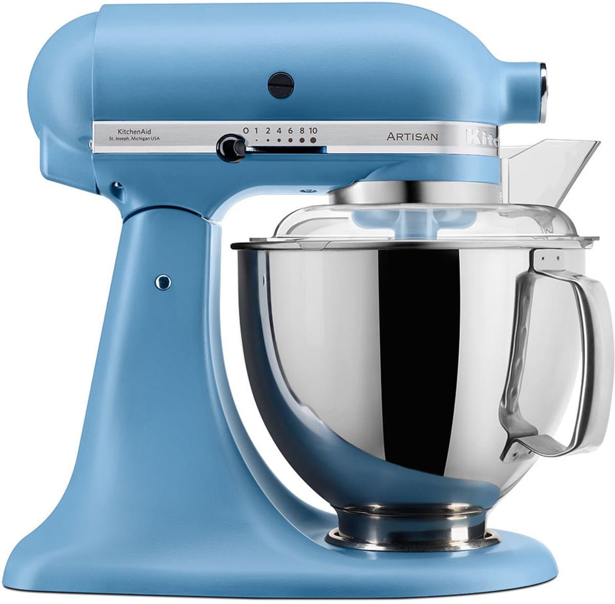 KitchenAid Artisan 5KSM175PSEVB: professionele keukenmachine in blauw
