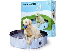 CoolPets Splash Hondenzwembad L - 120 x 30 cm - Hondenbad - Zwembad voor honden - Hondenzwembad opvouwbaar - Anti slip - Lange levensduur