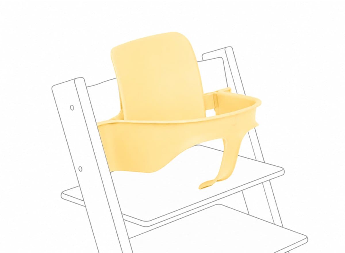 Stokke Tripp Trapp Baby Set2, Lemon Yellow - Maak van de Tripp Trapp-stoel een kinderstoel - Afneembare zitting voor 6-36 maanden - Past bij Tripp Trapp-modellen van na mei 2006 - afbeelding 1
