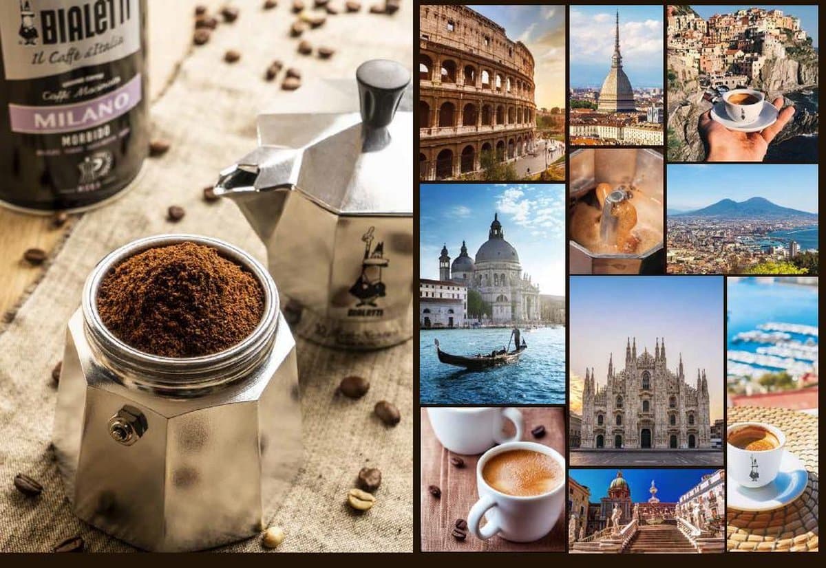 Bialetti Napoli gemalen Moka - 250gr intenso blend