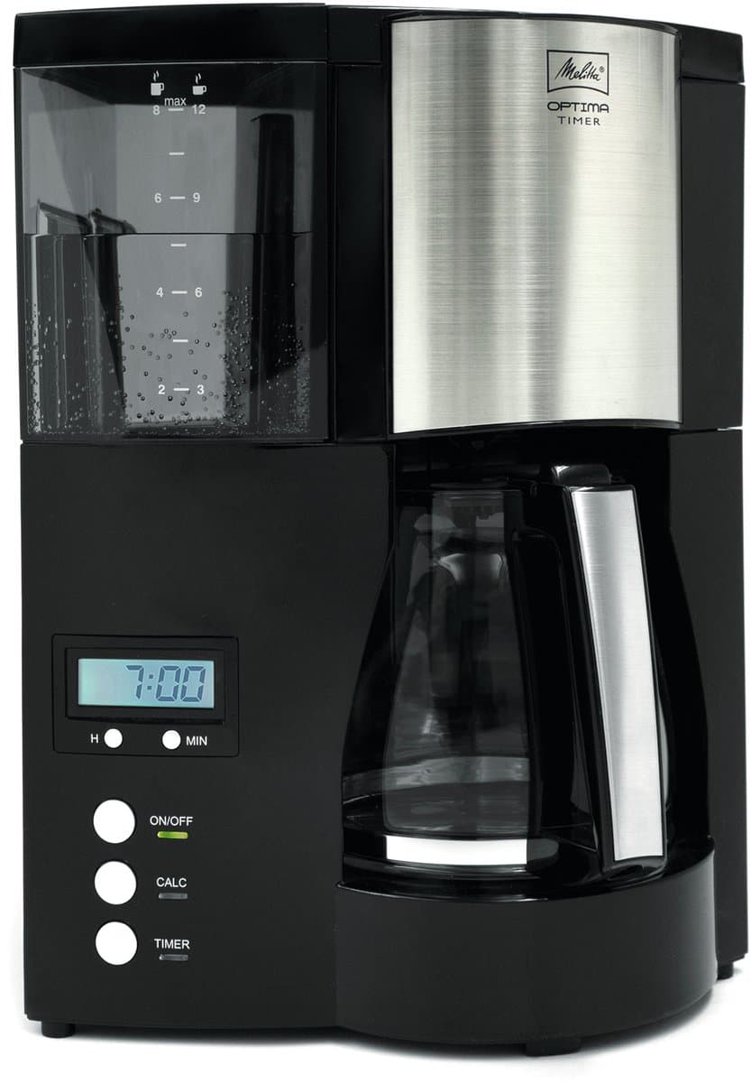 Melitta Optima Timer - Filter-koffiezetapparaat - Zwart