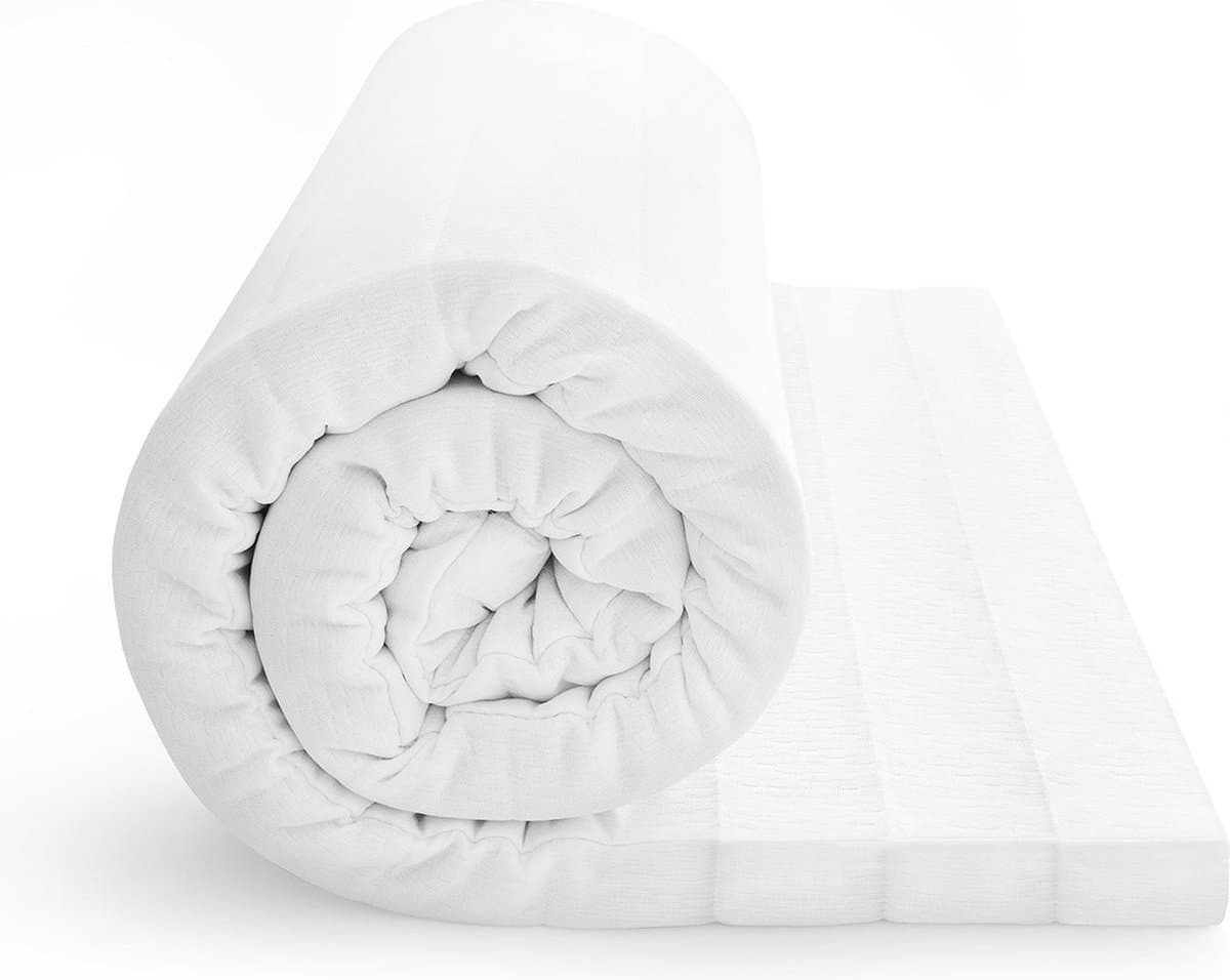 Topper 140x200 - 9 cm - HR Koudschuim Hybride - Tencel Bambo - Topdekmatras - Topper Matras
