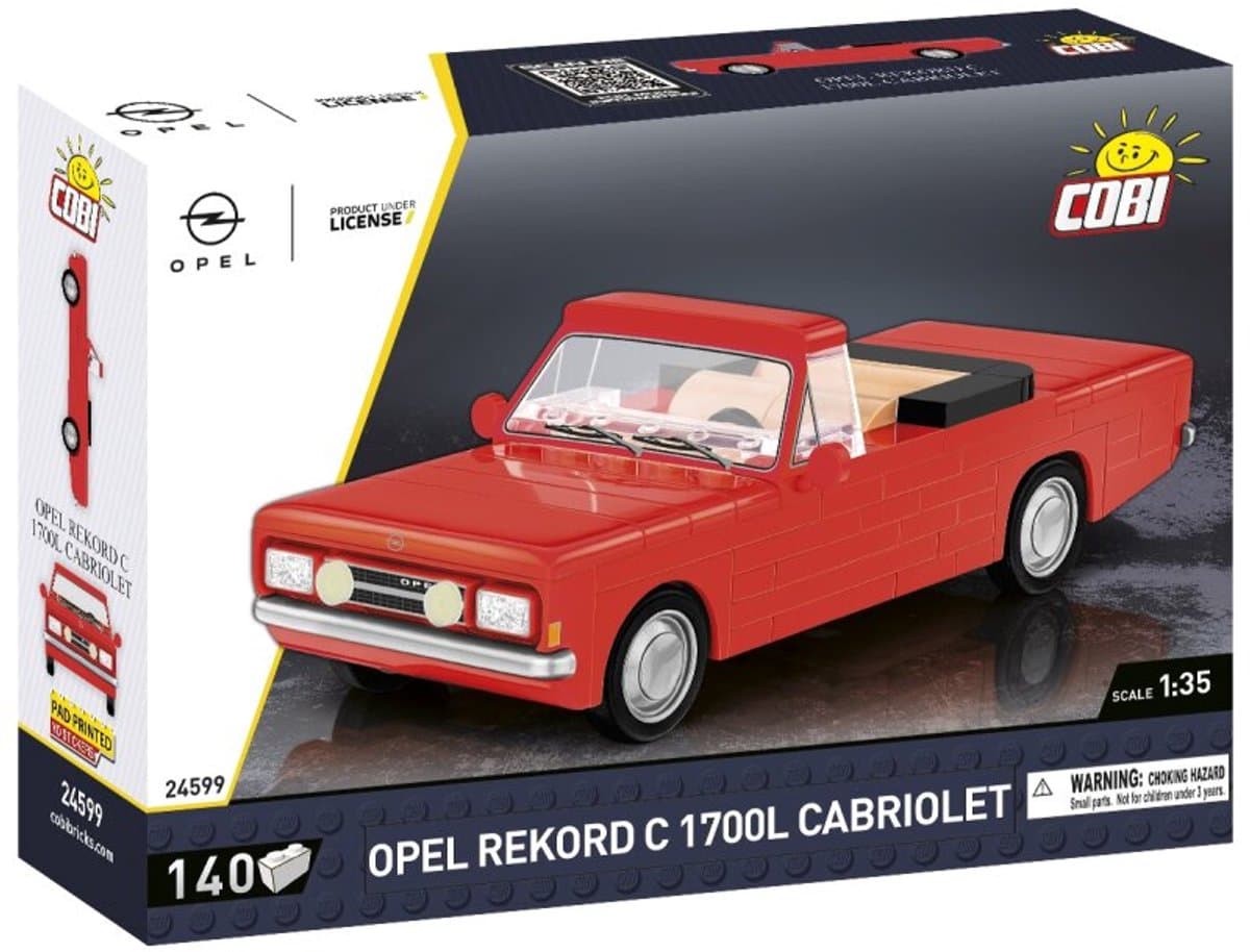 COBI Opel Rekord C 1700 L Cabriolet: Youngtimer bouwset