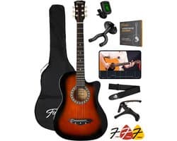 Finesse Akoestische Western Gitaar Sunburst - afbeelding 1