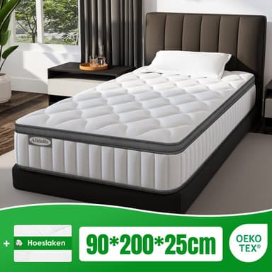 Aiidoits Matras 90x200 pocketvering 7 zones