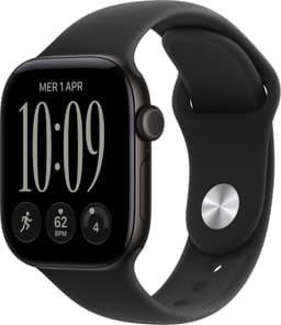 Productfoto van Apple Watch Series 12 - Wifi - 42 mm - Zwart - S/M