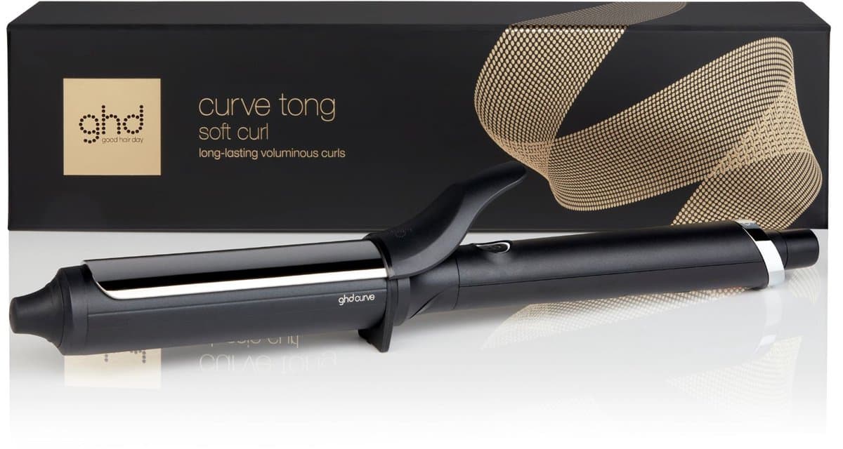ghd – Curve Soft Curl Tong – Krultang – 32 mm voor Grove Krullen – Haarkruller met Keramische Coating – Zwart