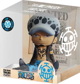 Productfoto van Plastoy One Piece Trafalgar Law spaarpot: Chibi design