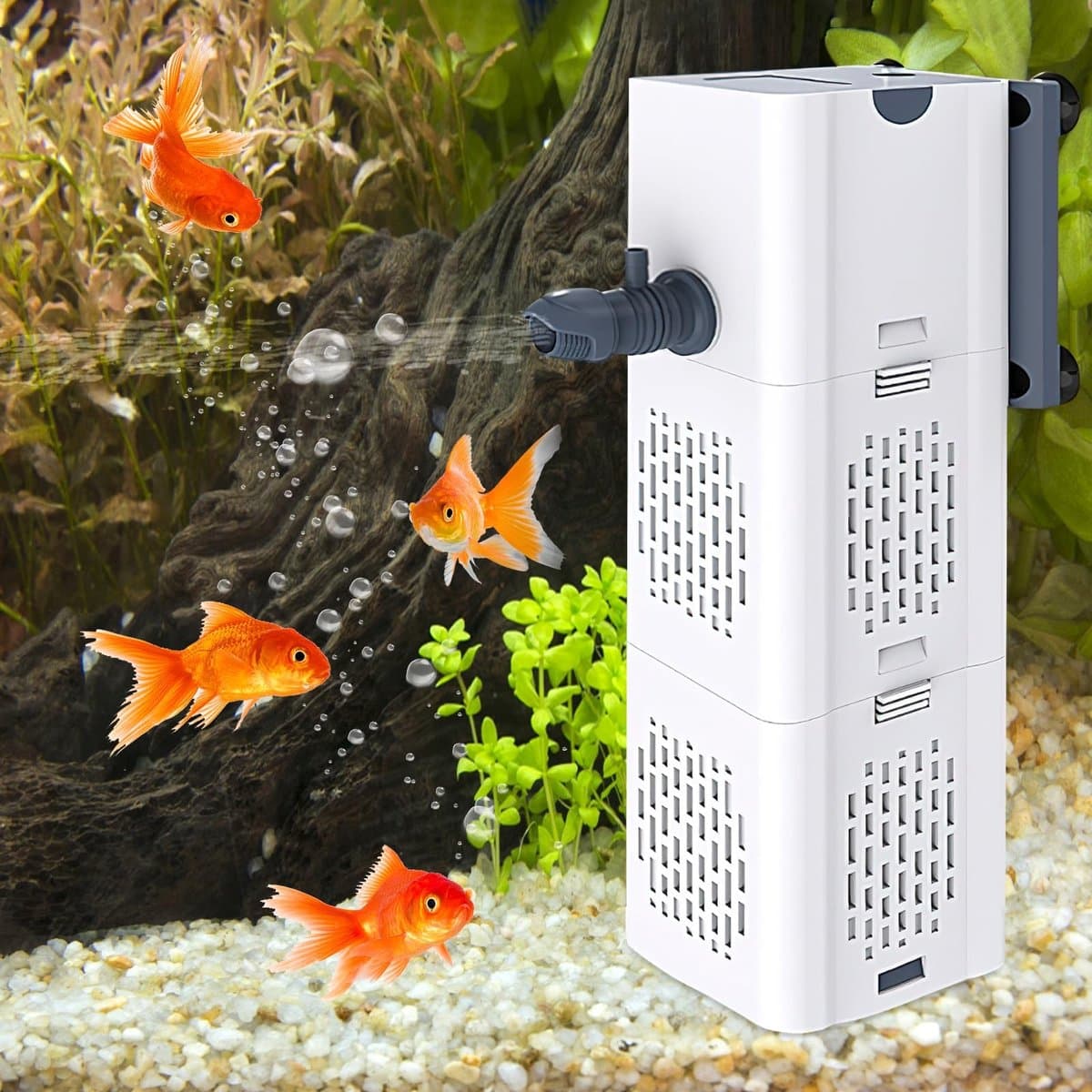 Dailygoods- Aquariumfilter 4-in-1 - 60 Liter - Pomp/Filter