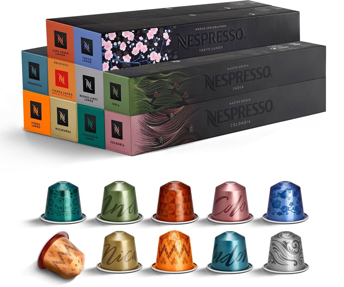 Nespresso - Original - Lungo Pakket - Koffiecups - 100 capsules