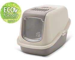 Savic Kattentoilet Nestor Happy Planet 56x39x38.5 cm - Kattenbak - Mokka&Graniet&Grijs