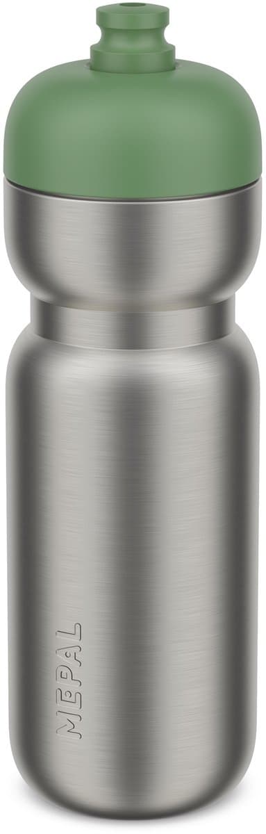 Mepal RVS bidon pull Sport - 800 ml - Pak. open en drink - Lichtgewicht RVS - Vaatwasmachinebestendig - Drinkflessen - Moss green