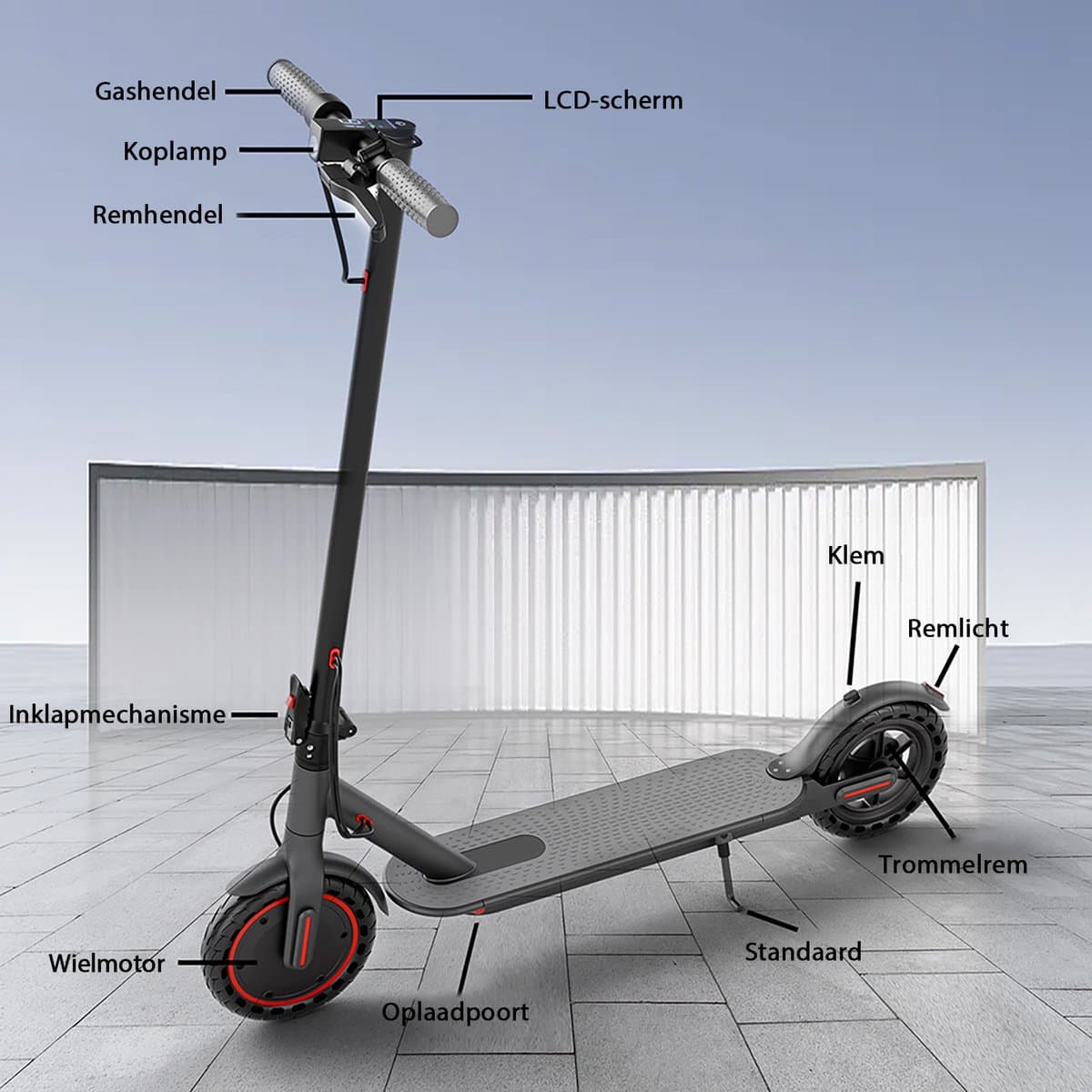 AOVOPRO LP60: 250W e-step met app-bediening en 25 km/u